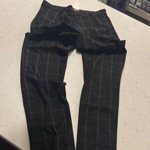 H&M  Black Checkered Pants